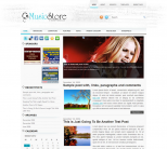Музыкальный шаблон wordpress: MusicStore