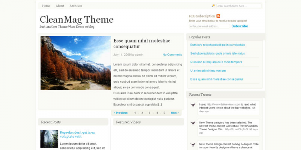 Премиум тема WordPress от ThemeWars: CleanMag