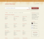 Тема каталога статей на WordPress от Templatic: ArticleDirectory