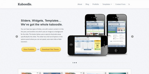 Бизнес-тема WordPress от WooThemes: Kaboodle