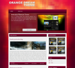 Портфолио тема WordPress от Wobzy: Orange Dream