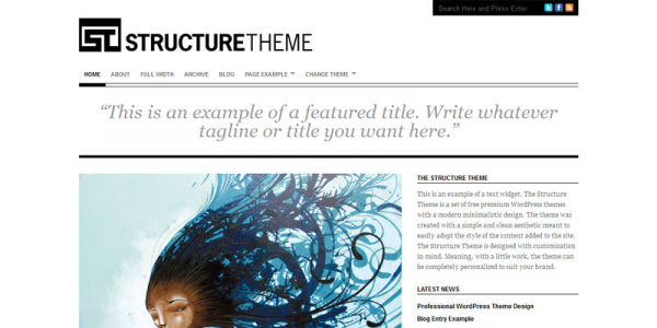 Премиум тема WordPress от OrganicThemes: Structure