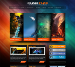 Яркая премиум тема для wordpress: Orange Flash